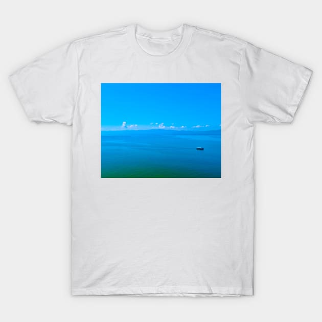 Minimalist Seascape T-Shirt by Kate-P-